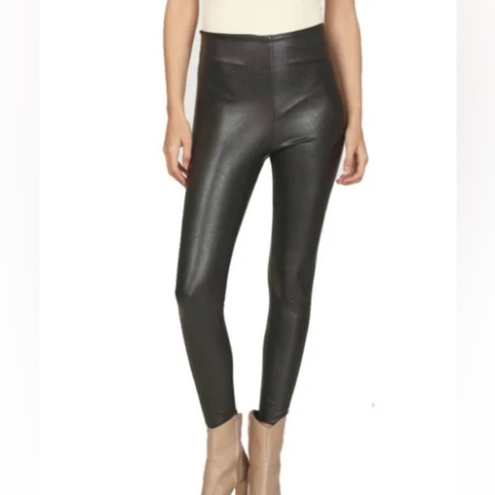 Vintage Havana Faux Leather Leggings